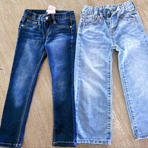 2pr Girls Old Navy Jeans- size 6